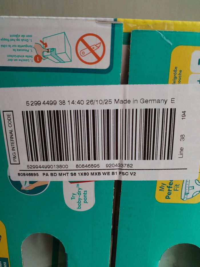 Couche pampers Baby Dry - photo numéro 5