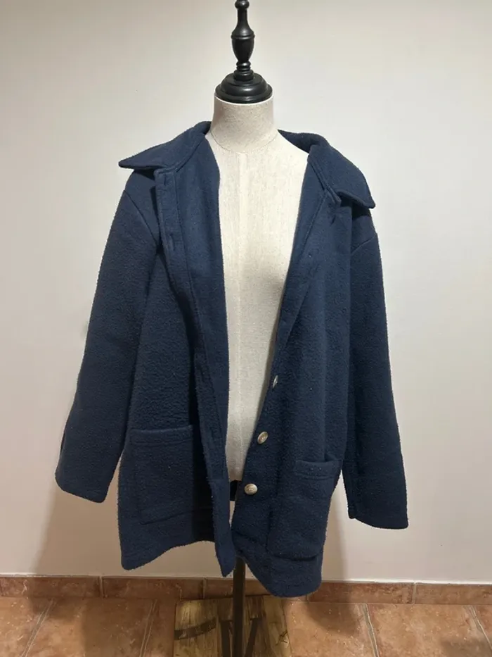 Veste polaire bleu marine