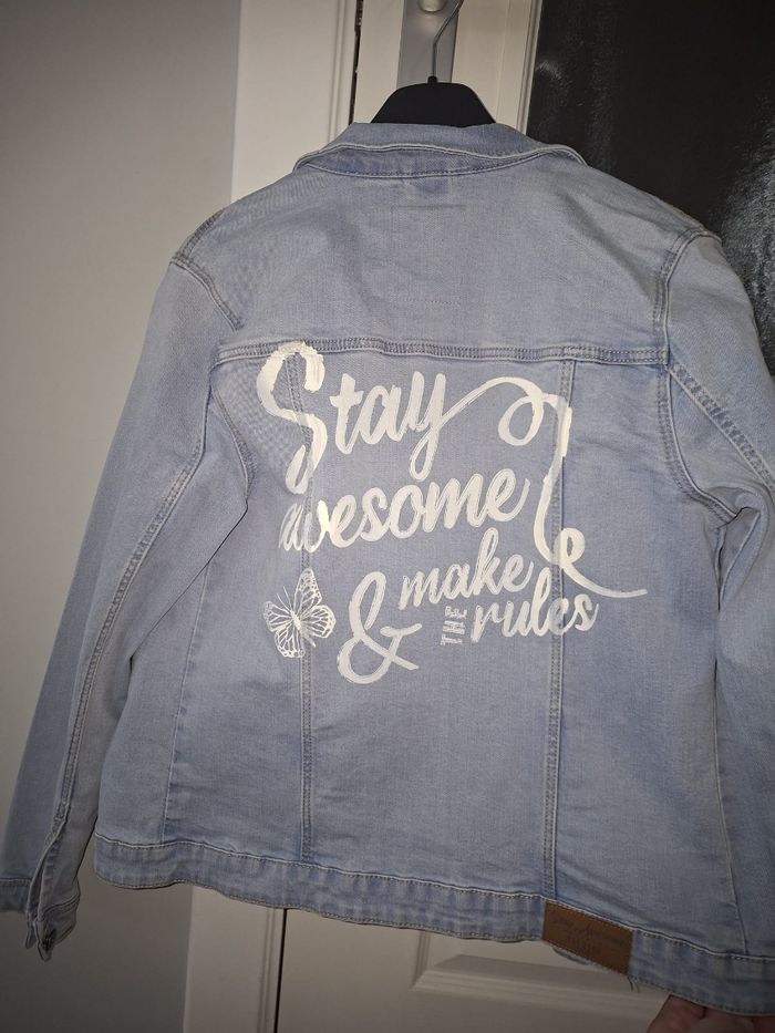 Veste en jeans fille - photo numéro 2