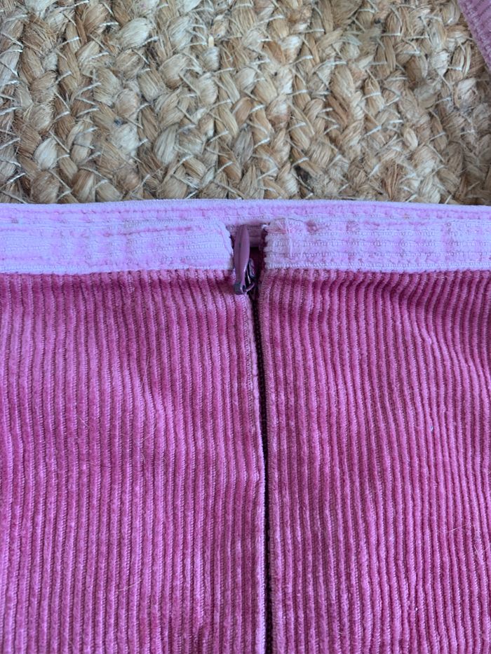 Robe vieux rose en velours Okaidi 3 ans - photo numéro 5