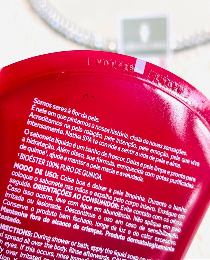 Savon liquide corps Nativa Spa OBoticario Ameixa - photo numéro 4