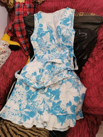 Robe ou tunique longue à motifs