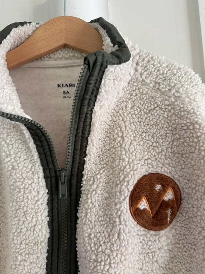Veste en mouton 🐑 Kiabi 8 ans - photo numéro 2