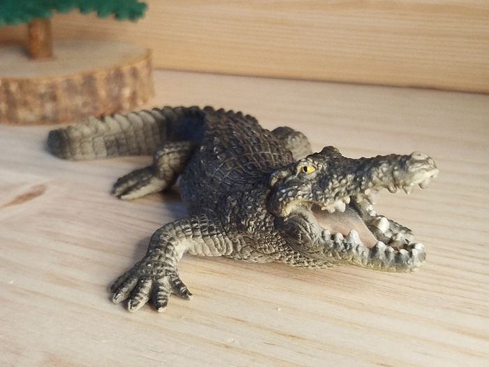 Schleich crocodile Alligator Figurine animal de la savane - photo numéro 2