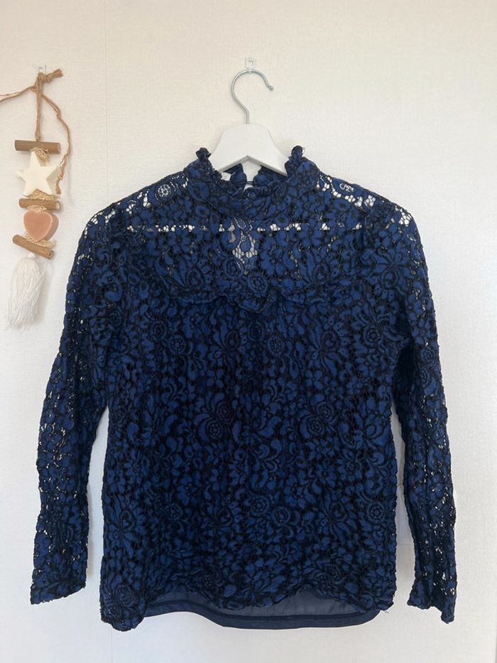 Blouse bleu marine