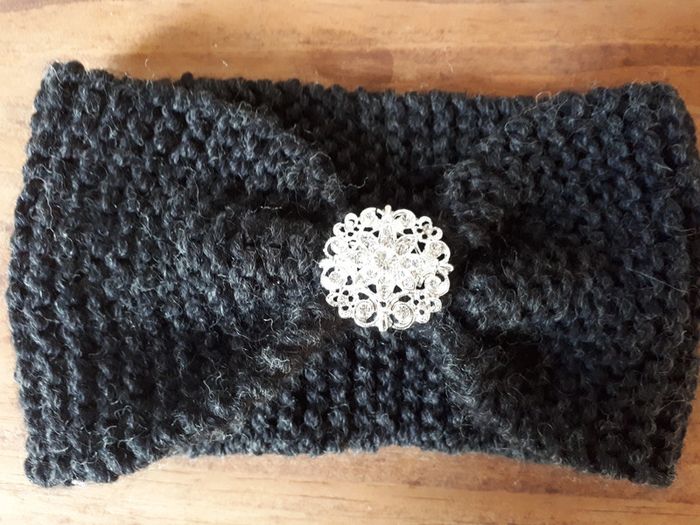 Magnifique headband bandeau turban fait main - photo numéro 4