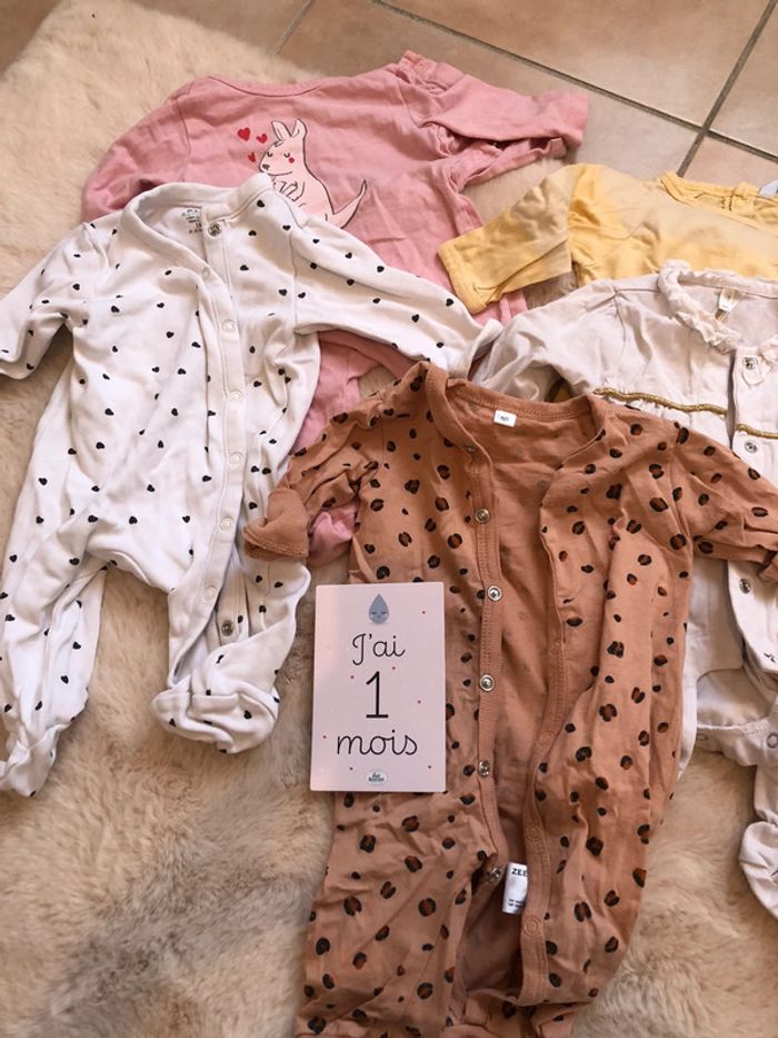 Lot 5 pyjamas bébé Legé - photo numéro 2