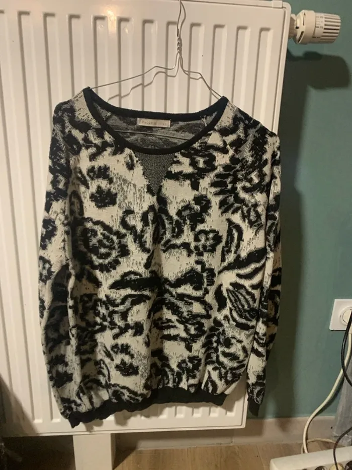 pull noir et blanc
