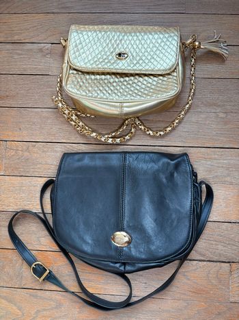 Lots de sacs Vintage en cuir et similicuir 
