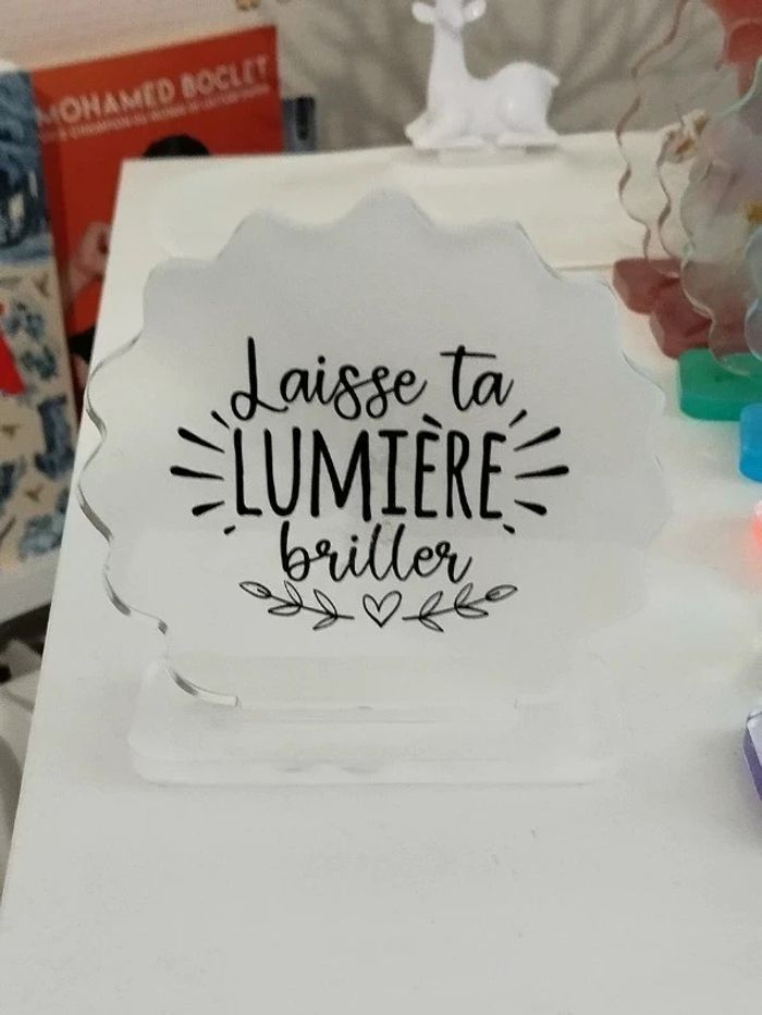 idée cadeau ornement bureau coiffeuse couvre tasse en résine abr015 - photo numéro 2