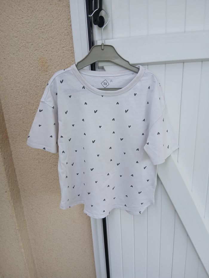Lot 2 tee-shirts filles tex taille 7/8 ans - photo numéro 2
