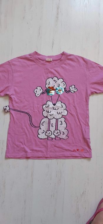 Tee shirt large Du pareil au même 10 ans