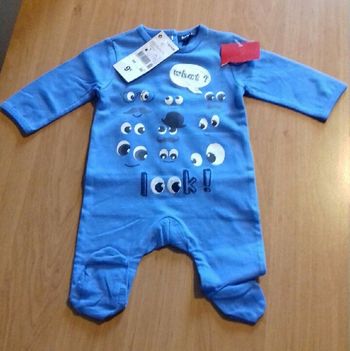 Pyjama Printemps/été Neuf avec étiquette Kiabi 1 mois garçon