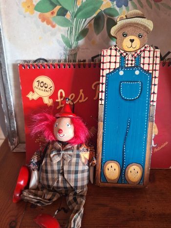 Plumier en bois vintage