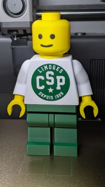 Figurine briques 20cm – CSP Limoges 🏀