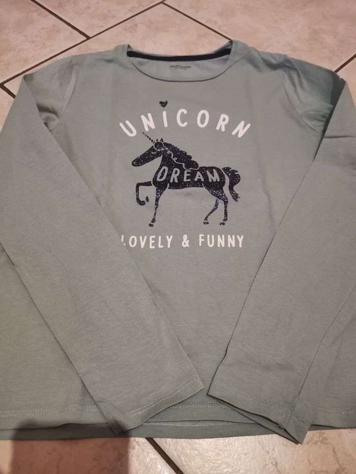 T-shirt ML fille 10 ans vertbaudet