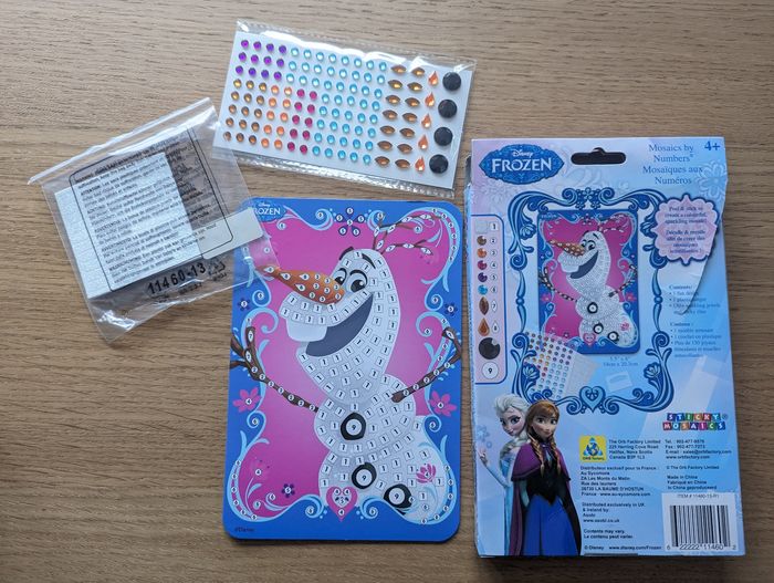 Mosaïque numéro Olaf Disney - photo numéro 4