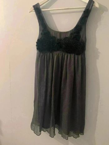 Robe été cérémonie grise T36