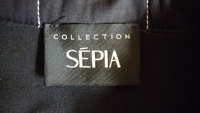 Veste légère noire coutures blanches SEPIA T1 36/38 - photo numéro 4
