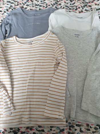 Tshirts maillots de corps 2 ans Kiabi