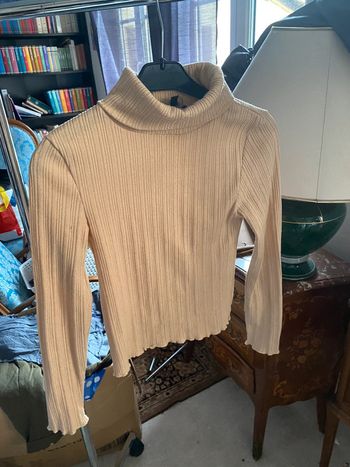 Pull col roulé