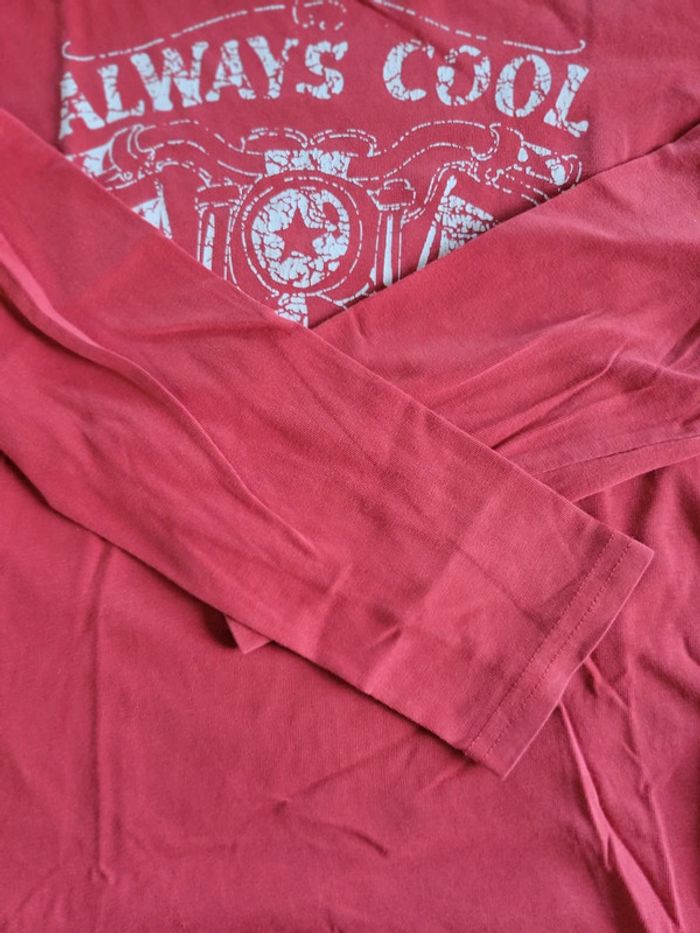 Lot de 5 tee-shirts manches longues garçon 8 ans multicolores - photo numéro 6