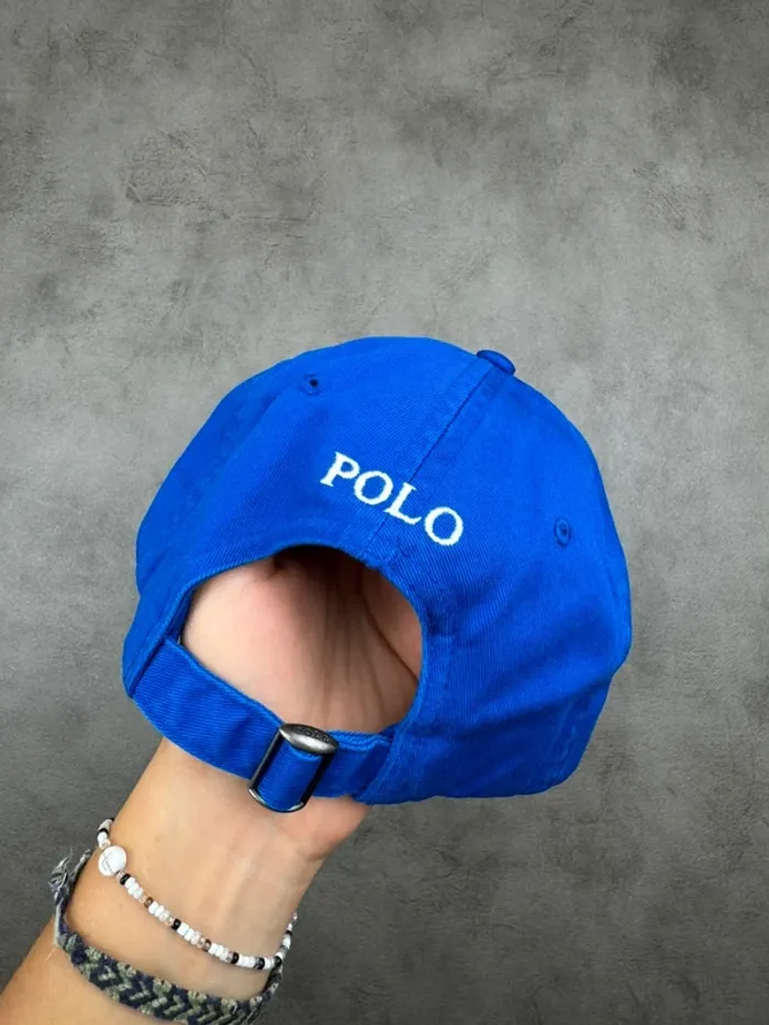 Casquette Ralph Lauren Bleu Marine Neuve - photo numéro 4