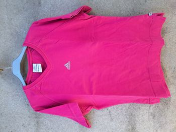 T-shirt Adidas rose vintage
