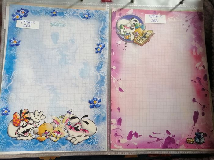 Lot(4) feuille diddl A5 à personnaliser - photo numéro 7