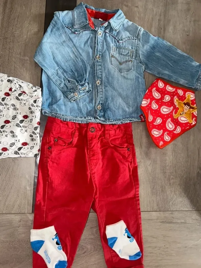 Chemise Lévis pantalons bodie