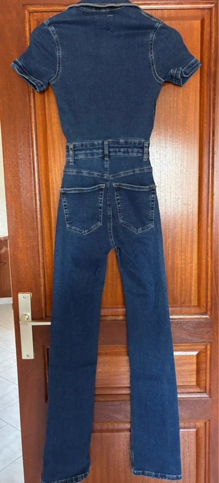 Combinaison en jean femme taille XS - photo numéro 4