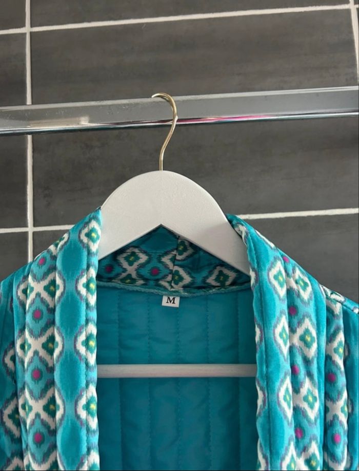 Veste matelasse bleue - Boutique indépendante - photo numéro 2