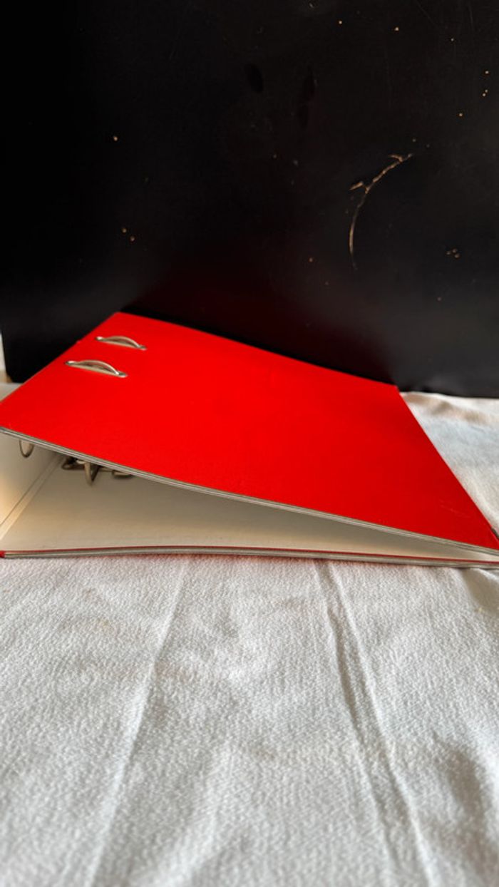 Classeur à levier Exacompta Rouge - photo numéro 7
