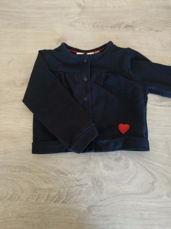 Gilet bleu marine