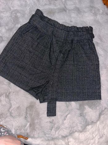 Short a carreaux taille haute cache cache 42