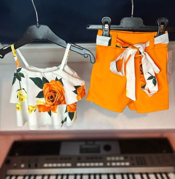 Ensemble orange Taille 18mois
