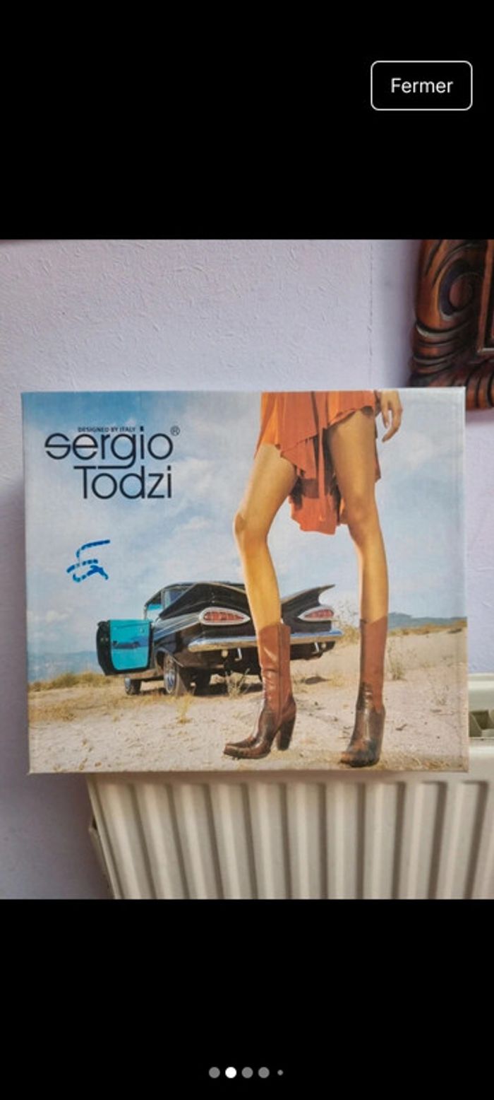 👢 Bottes Sergio Todzi - Taille 39 - photo numéro 2