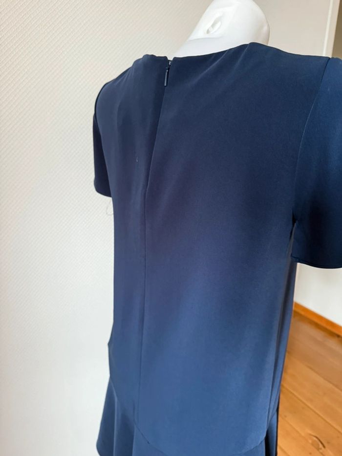 Robe d’été en très bon état bleu marine taille S mango - photo numéro 5