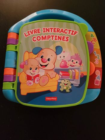 Livre  inter actif comptines