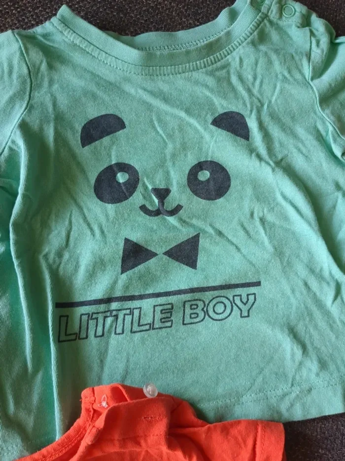 Lot de 5 tee shirts bébé garçon taille 9 mois - photo numéro 4