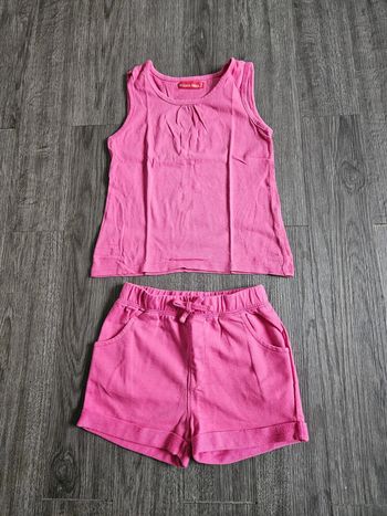 Ensemble short fille rose taille 5 ans