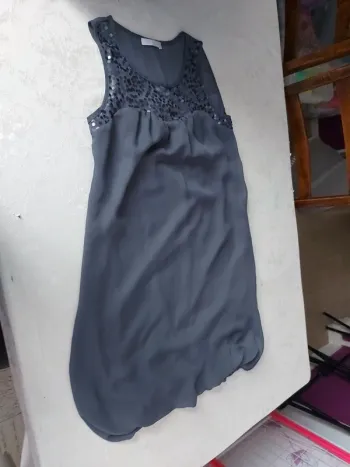 Robe boule grise