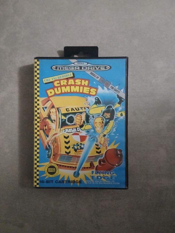 Crash dummies jeu sega Megadrive