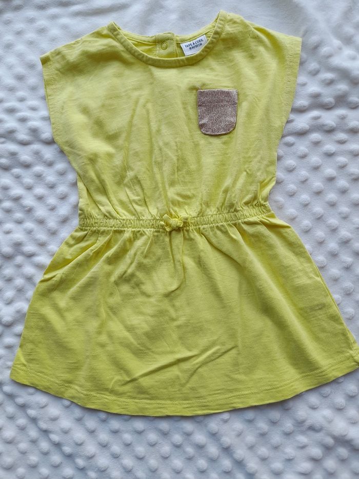 Robe été jaune tao 18 mois