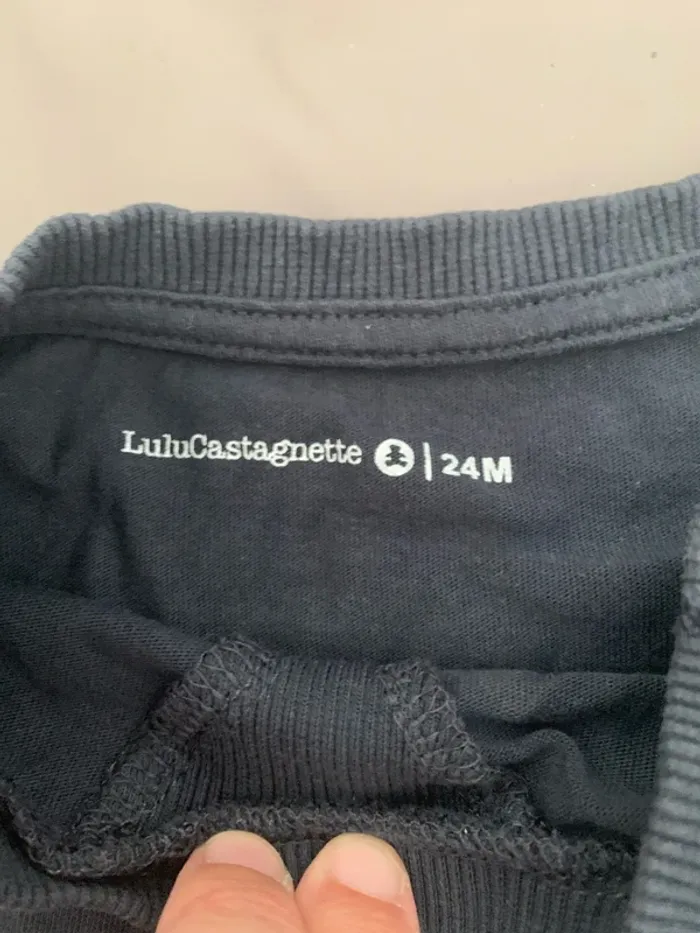 t shirt lulu castagnette garcon - photo numéro 2