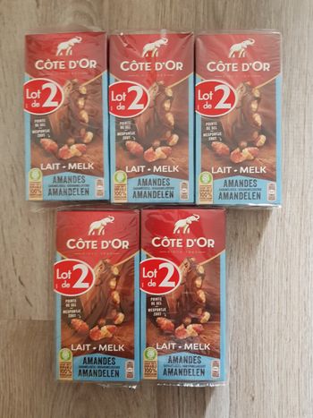 Tablettes côte d'or