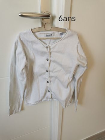 Gilet fille 6ans