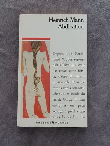 Abdication Par Henrich Mann