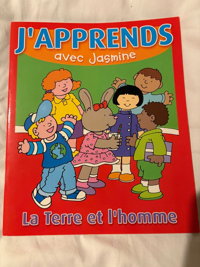 Livre fin j’apprends avec Jasmine la terre et l’homme