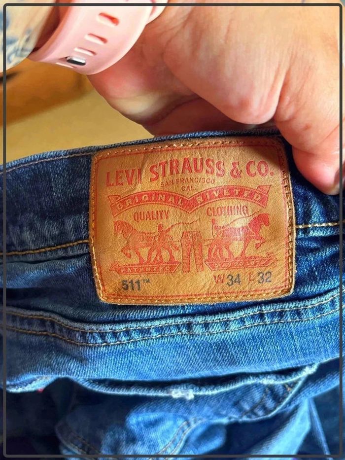 Jeans levi's homme troué taille 44 - photo numéro 7